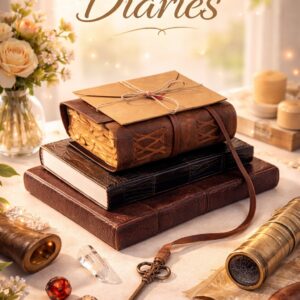 Vintage Diary Stack